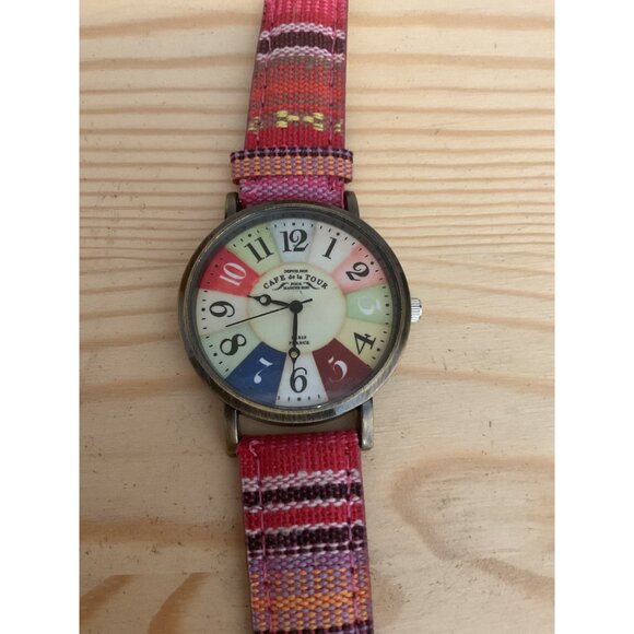 Colorful Rainbow Analog Womens Watch - Picture 2 of 4